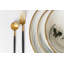 Bol en marbre avec bordure dorée «The Luxury Collection» - grand 7,4 po