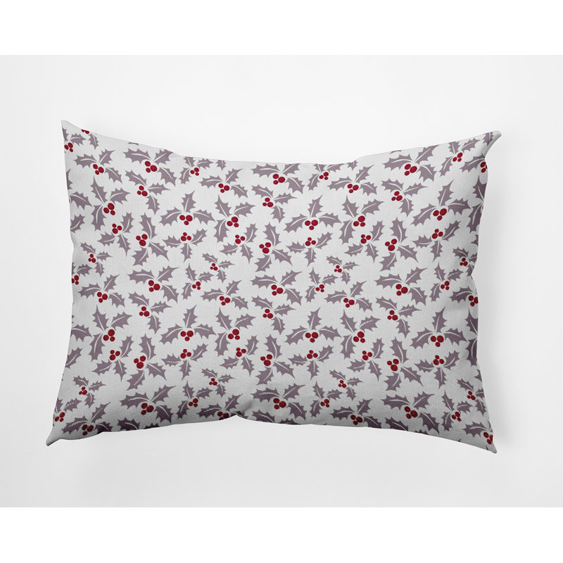 Coussin intérieur / extérieur Holly Bush_O5PHFN1584PU14, 14 po x 20 po, Rectangulaire