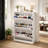 3-Tier Shoe Storage Cabinet with Flip Drawers, 16-20 Pair Free Standing Shoe Organizer 31.5''W for Entryway-1746361952
