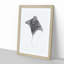 Illustration of a Ray Fish - Framed Print-55579530-55579531