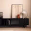 Meuble télé en bois massif au design simple-106815604-106815605