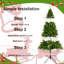 Arbre de Noël lumineux 89,76 pi facile à installer