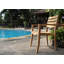Travota Outdoor Teak Dining Armchair