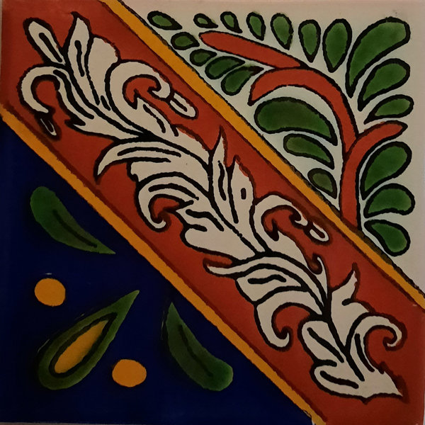 2" x 2" 36pcs TalaMex Morelia Talavera Mexican Tile