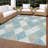 Machine Washable Indoor/Outdoor Chantille ACN2818 Diamonds Rug-77429837-77429883