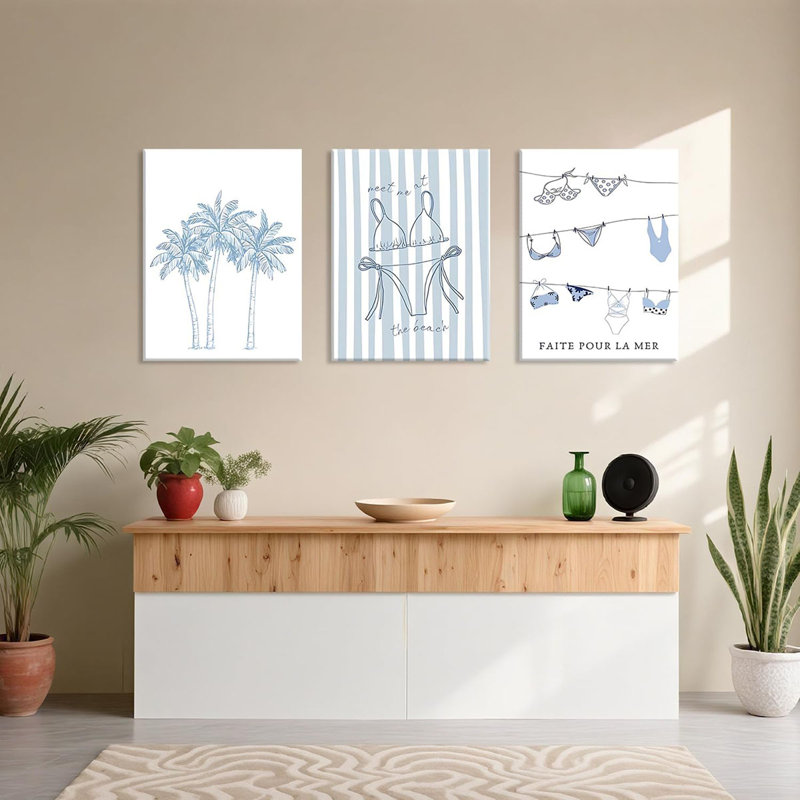 3 Piece Wrapped Canvas Print
