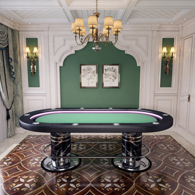 Table de poker 96 po avec 10 joueurs Knight