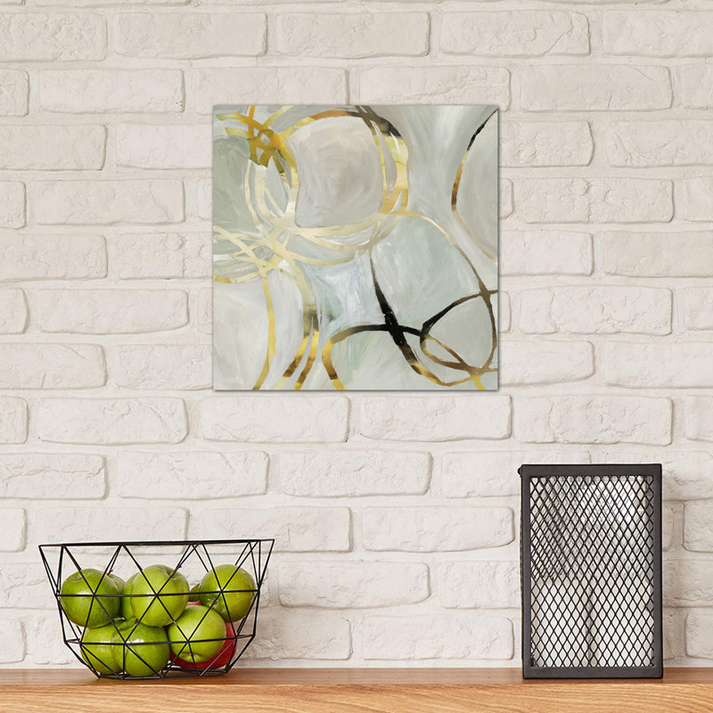Linked I by Tom Reeves - Wrapped Canvas Painting, 30.48 cm H x 30.48 cm W