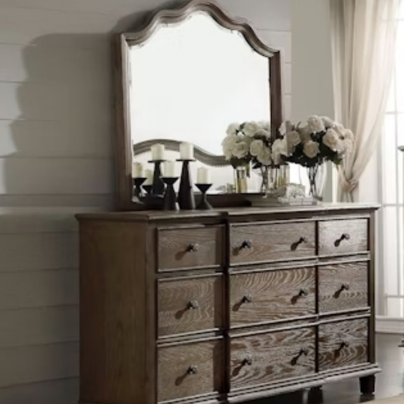 Commode à finition chêne vieilli Baudouin (Commode)
