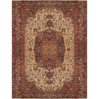 S. Antique One-of-a-Kind 14'7" X 20'2" Area Rug