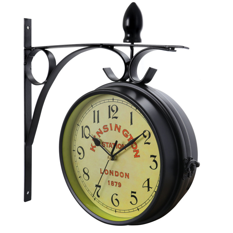 Margolis Solid + Manufactured Wood Wall Clock