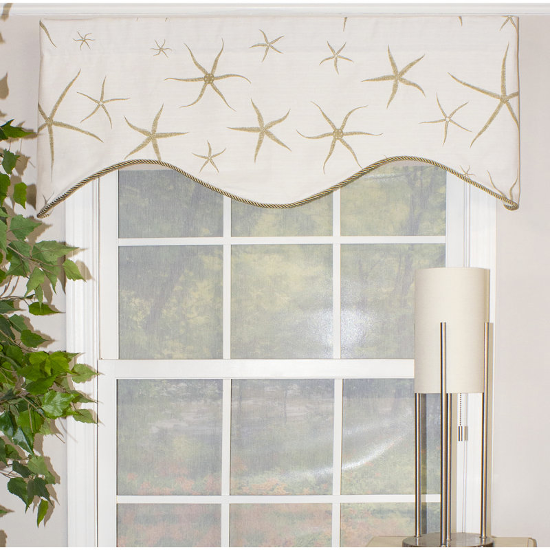 Cantonnière 50 po Lanigan, Beige