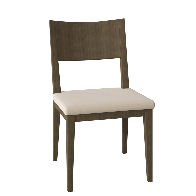 Beene 19'' H Upholstered Maple Side Chair, Nantucket, Rain