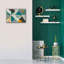 «George géométrie Chaos» par Andreas Magnusson, art mural George George-763076876