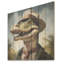 Alligator de campagne en costume II - Crocodile sur bois-1612768700