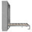 Grand lit escamotable mural avec tablettes-1533917605