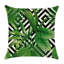 Alliene Green Square Cushion Cover