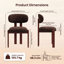 40.5 cm H Upholstered Fabric Dining Chair-1851285409-1851285414