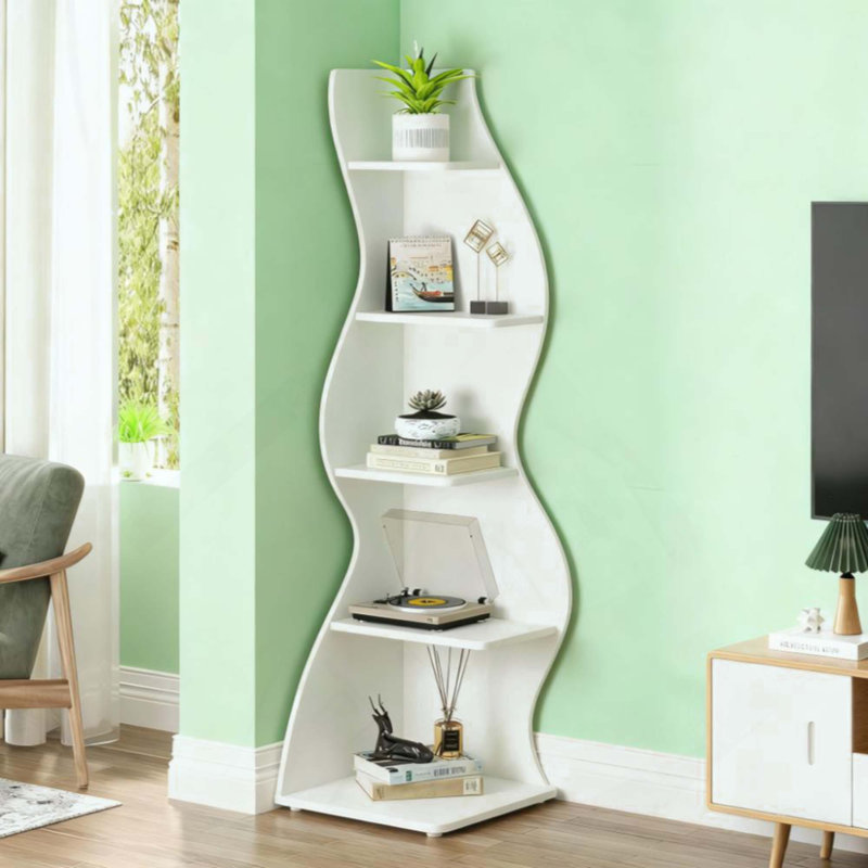 Support pour plante à 5 niveaux, Blanc