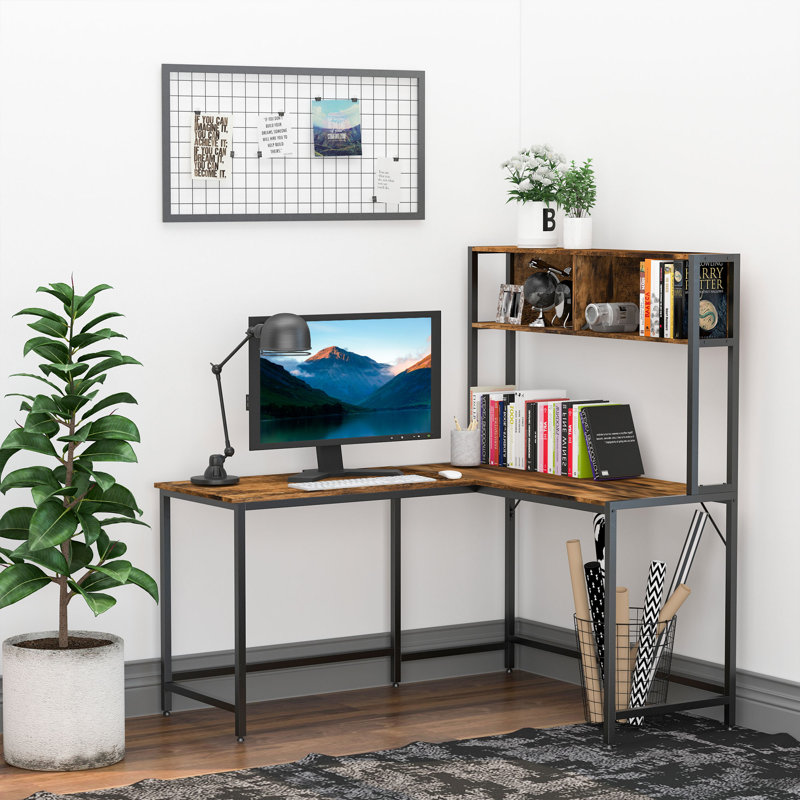 Hagans L-Shaped Computer Desk
