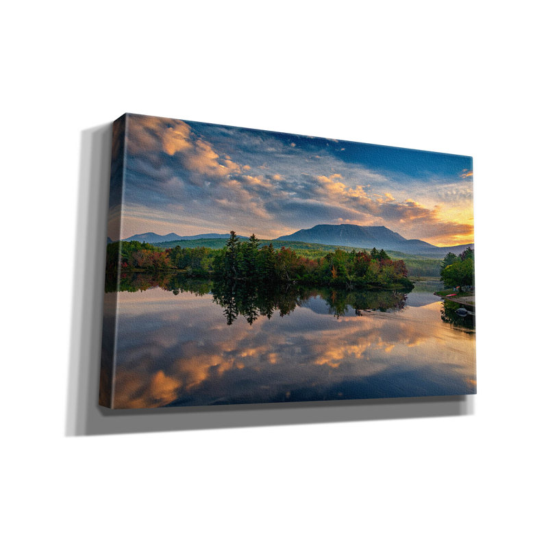 «Sunrise On Mount Katahdin» par Rick Berk, art mural sur toile