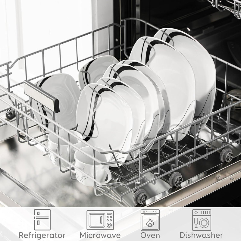 60 Piece Dinnerware Set, Service for 12
