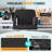 Heated Stadium Seat For Bleachers With Back Support, Dual-Zone Heated Bleacher Seat With 3 Heat Levels, 6 Reclining Positions, Padded Stadium Chair With Armrests, Hooks And Backpack Straps-125861265