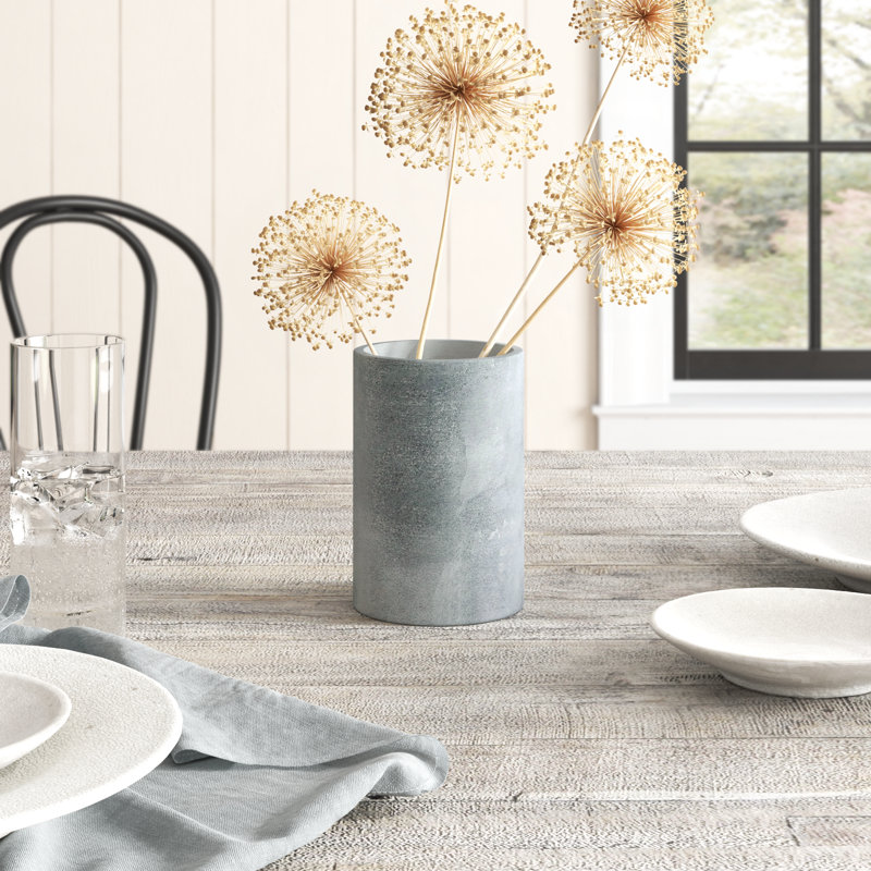 Haxby 6'' Cylinder Ceramic Table Vase for Minimalist Decor