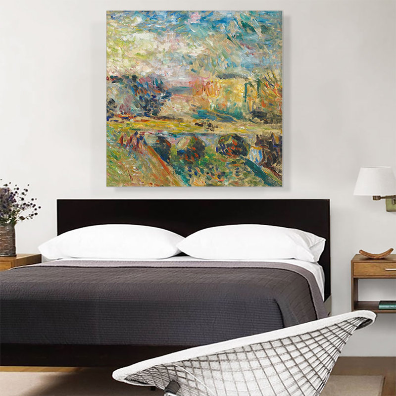 "Le Pont" par Henri Matisse, reproduction d'art sur toile tendue, H 36 po x l 36 po x P 0,75 po