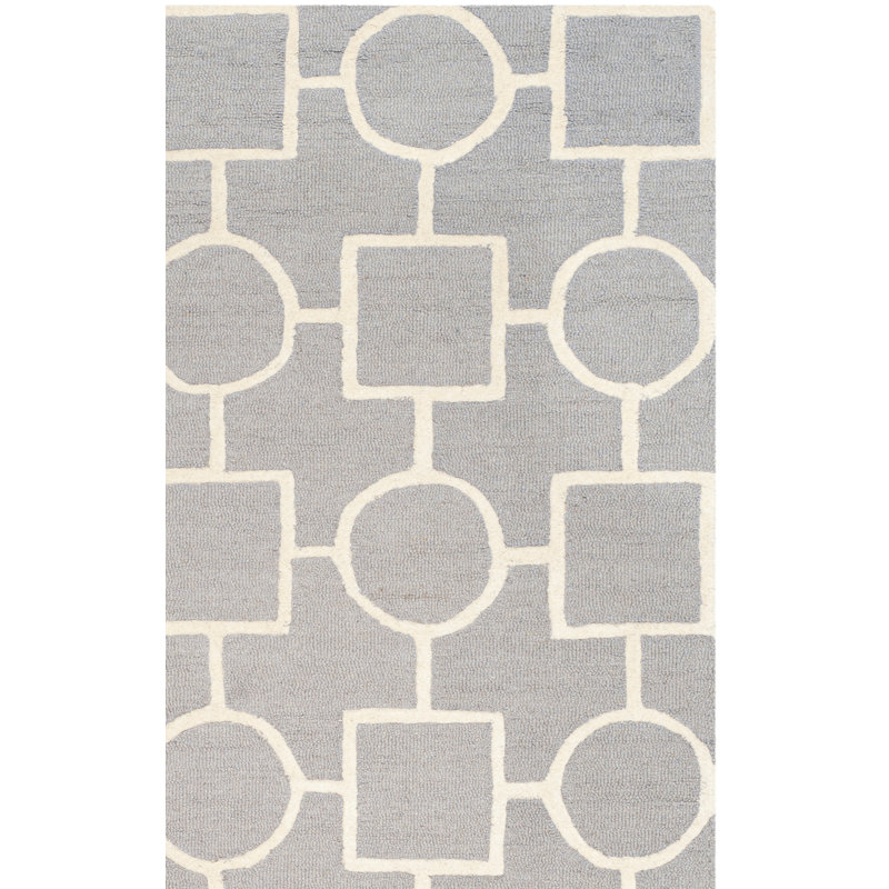 Cambridge Hand Tufted Wool Geometric Rug, 3' x 5'