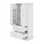 Maximize Space With Tall Bathroom Storage Cabinet, Adjustable Shelf, Two Doors And Drawers-413282144