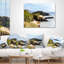 Coussin lombaire à imprimé de paysage