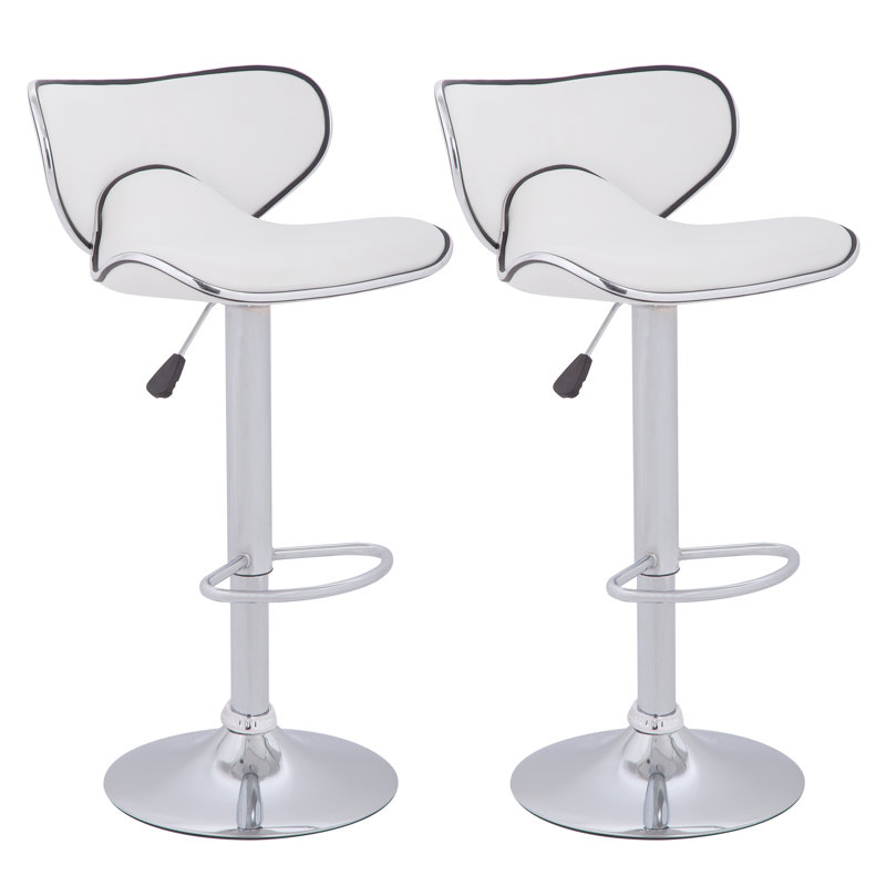 Knapp Otsellic Counter Height Bar Stools Set Of 2 Barstools Swivel Stool Height Adjustable Bar Chairs With Back PU Leather Swivel Bar Stool Kitchen Counter Stools Dining Chairs