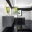 Meuble-lavabo mural Jack 60S en chêne fumé avec lavabo en acrylique renforcé-2112086295