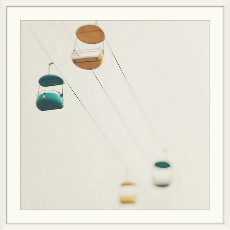 Kermith " Strings " by Myan Soffia, 10" H x 10" W x 1.5" D, Canvas