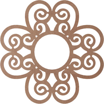 Cohen Wood Fretwork Pierced Ceiling Medallion