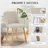 Set of 2/4 Modern Upholstered Dining Chairs, Ergonomic Back Support & 300lbs Capacity with Oak Legs-435648438-435648436
