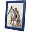 Cadre photo - Cadre photo rustique avec bois d'ingénierie texturé, verre incassable et fond de chevalet - Affichage horizontal et vertical-101109433-101109489
