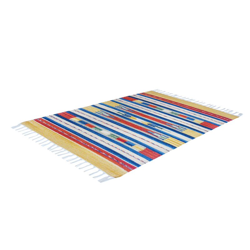 Southwestern Cotton Hand Woven 60cm X 90cm Area Rug