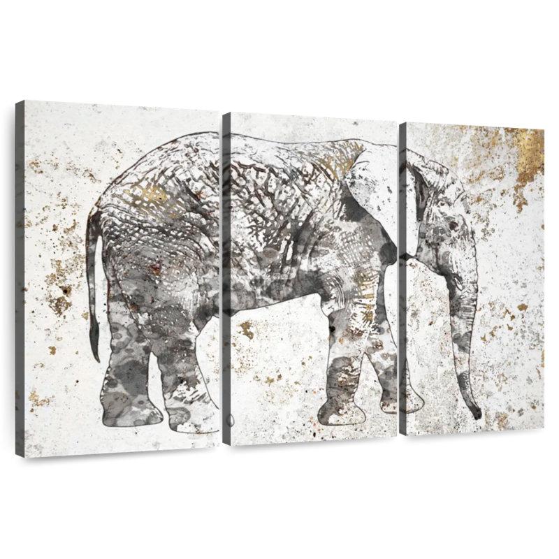 Elephant Stance, 24" H x 38" W