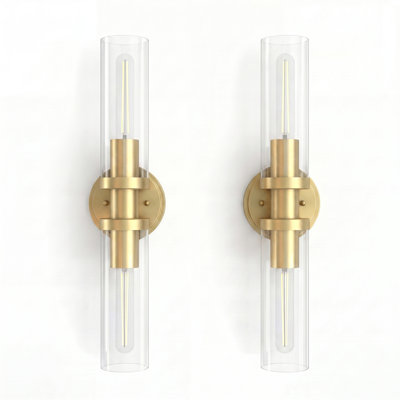 2-head Barbell Cylindrical Wall Lamp