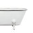 Hassett 1 Piece Metal Bathtub White Indoor Outdoor Planter