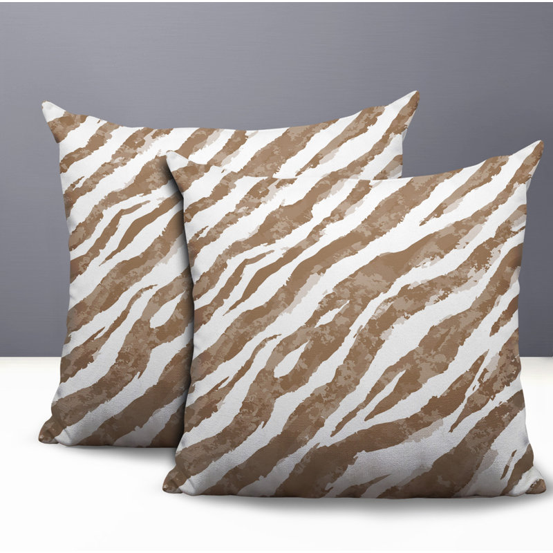 Coussin intérieur / extérieur Juno, Beige, 20x20