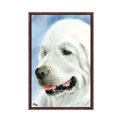 A Certain Elegance - Great Pyrenees by Judith Stein - Painting on Canvas