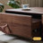 Modern rectangular solid wood coffee table-110606512