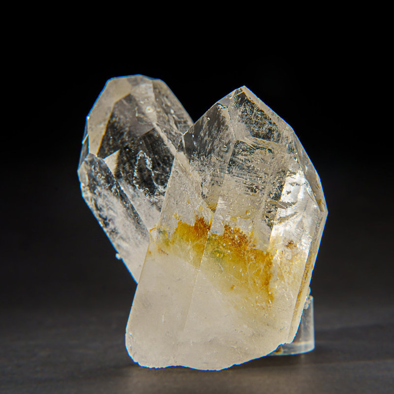 Genuine Clear Quartz Crystal Cluster Point from Brazil (0.63 Lbs)