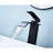 Waterfall Spout Bathroom Faucet, Matte Black Appearance, Single Handle Function For Efficient Water Use, Fabricated With Stainless Steel Faucet Spout, Convenience, A Quality Bath