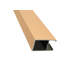 Ensemble de tube de plafond à chicane 78,7 po avec tiges de suspension et quilles, système de plafond acoustique décoratif en PVC lisse-135801683