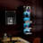 5-Tier Floating Wall Shelf with Bulit-in RGB Lights-653135032