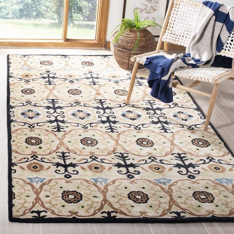 Steve Hand Tufted Wool Pile Geometric Rug
